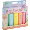 Tekenen / Kleuren> 5 Highlighters Markeerstiften Pastel 12 x17,5 cm