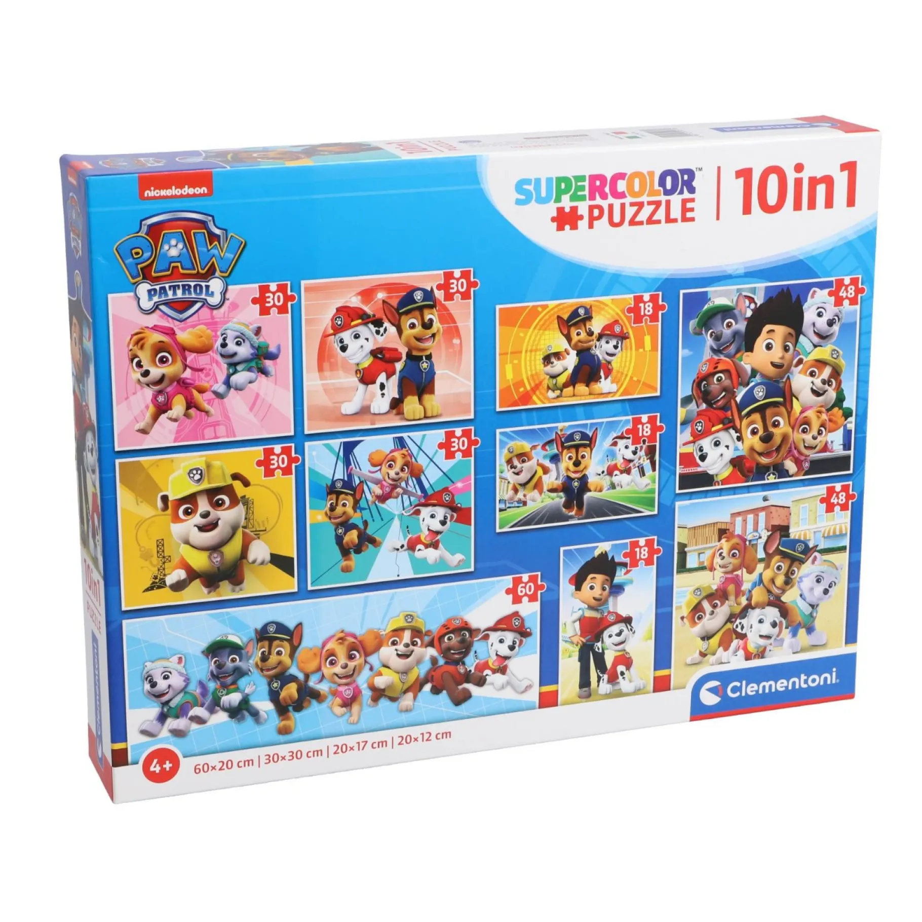 Legpuzzels>Clementoni 10 in1 puzzel Paw Patrol
