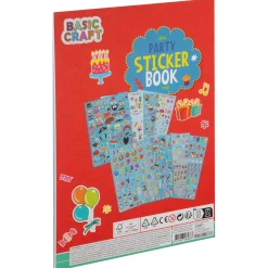 Stickers></noscript>Grafix A4 Stickerboek 8 vellen 3 assorti