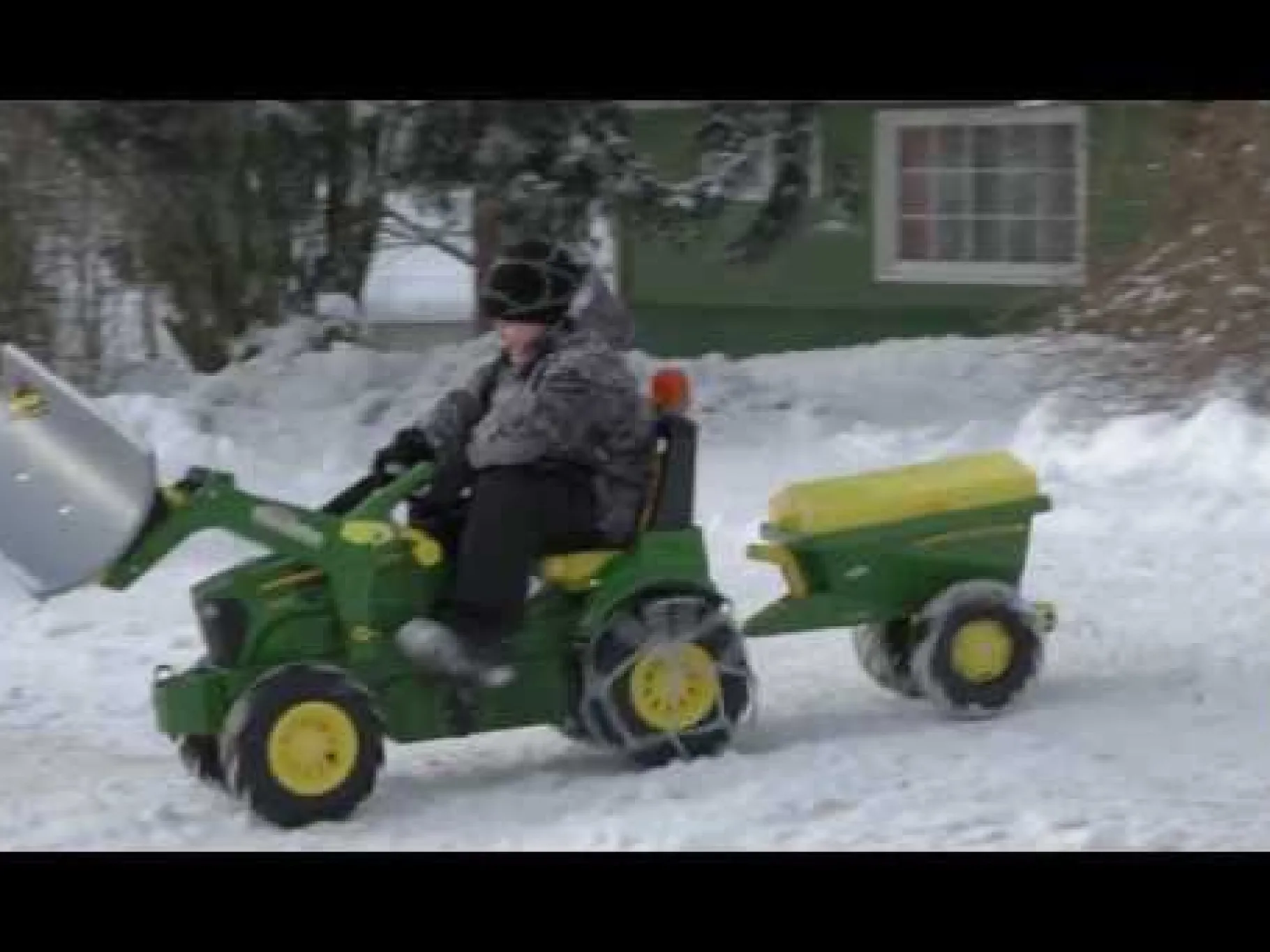 Tractoren> Aanhanger Rolly Toys John Deere Strooiwagen