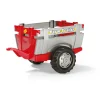 Tractoren>Rolly Toys Aanhanger Rood/Zilver