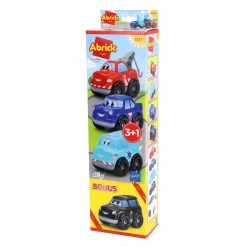 Auto's|Jongens>Abrick autoset 3 auto's en 1