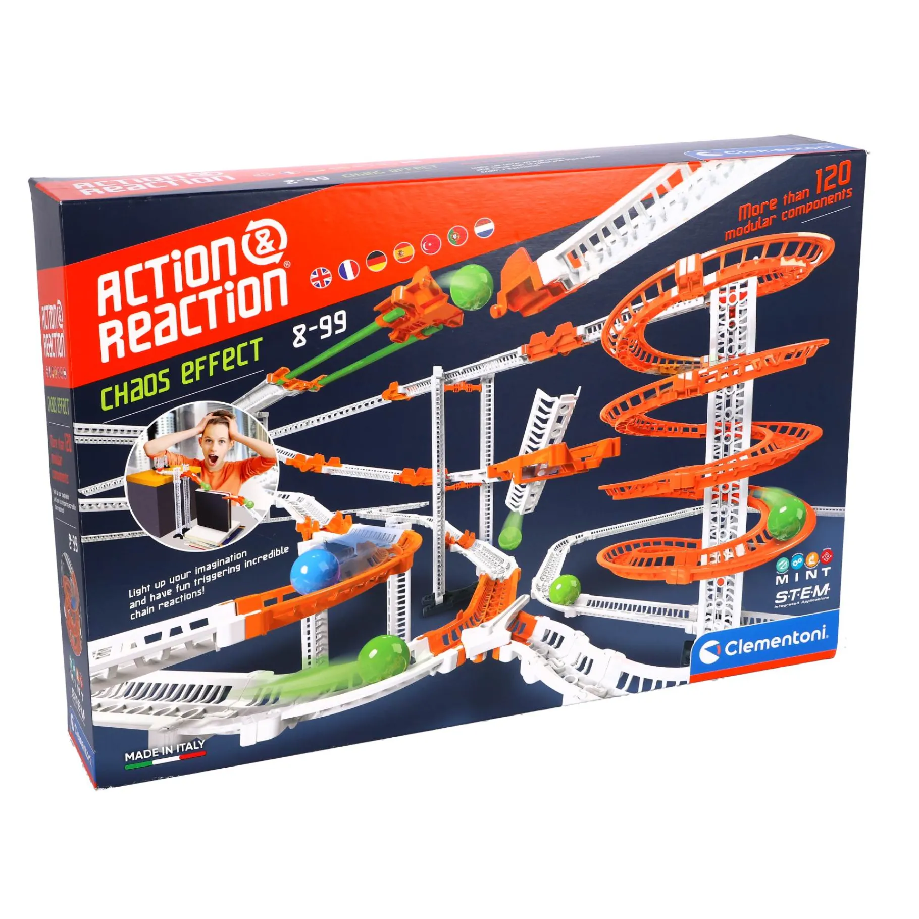 Knikkerbanen> Action And Reaction Chaos Effect