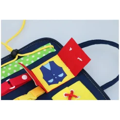 Educatief Baby- En Peuterspeelgoed> Activiteiten Bord Strikken En Knopen Stofsluitingen