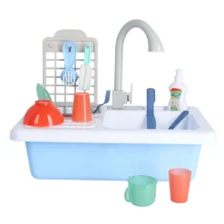 Meisjes> Afwasbak met echt kraantje en color changing servies