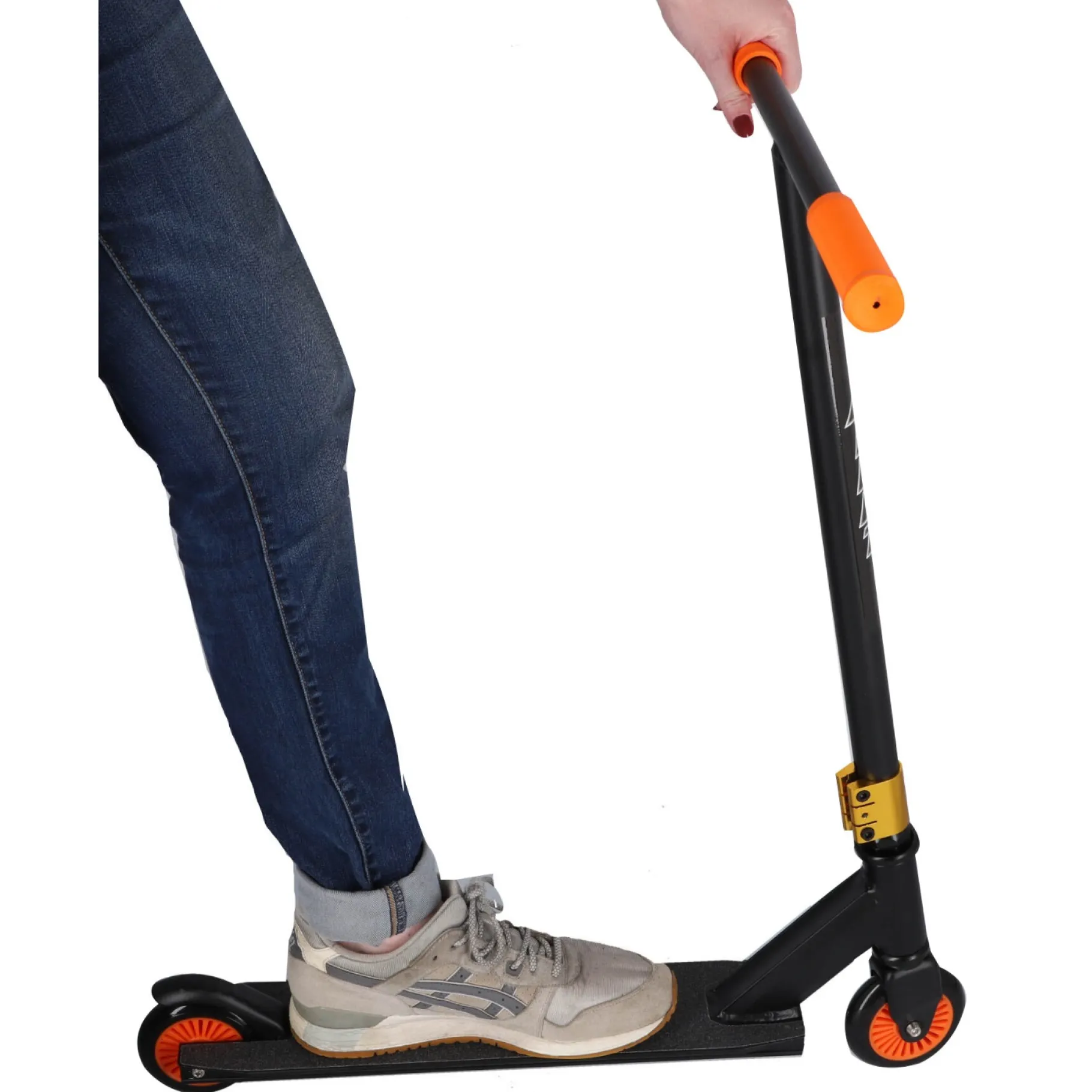 Steps>Alert Outdoor Stunt Step Abec 9 Recht Stuur Oranje/Zwart