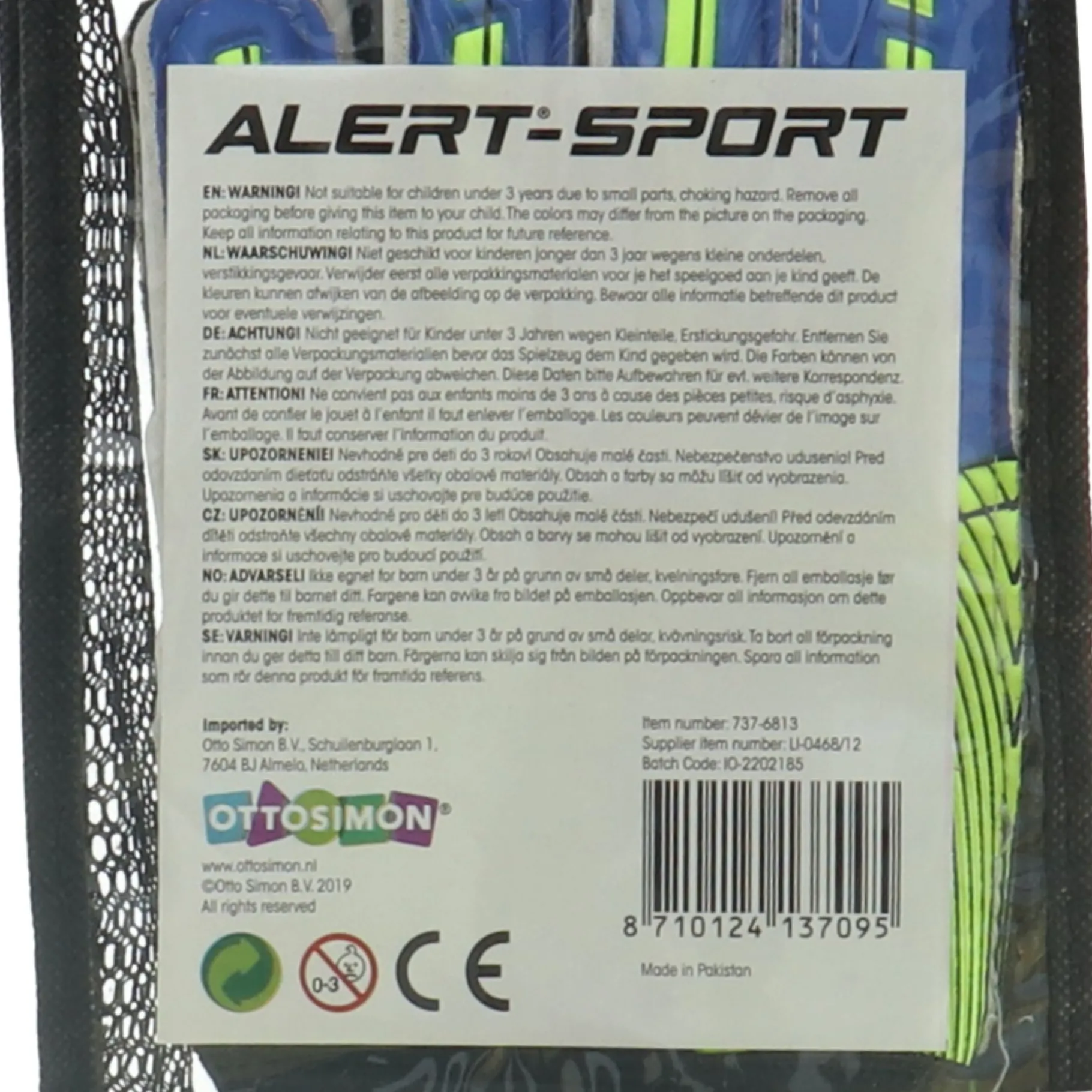 Voetbal>Alert Sport Keeperhandschoenen Maat M