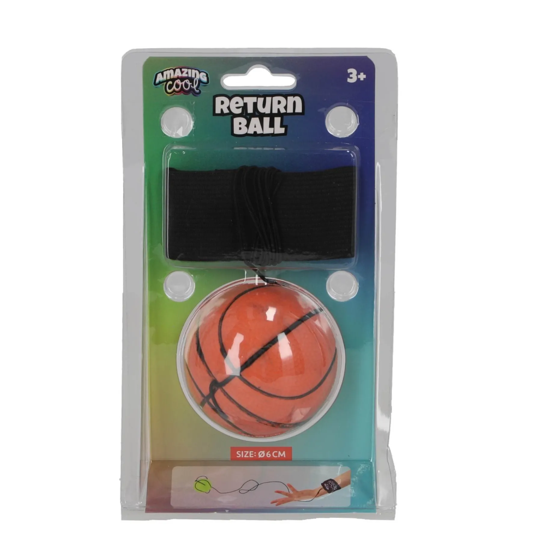 Speelballen>Alert Amazing Cool Bal Return 4 Assorti