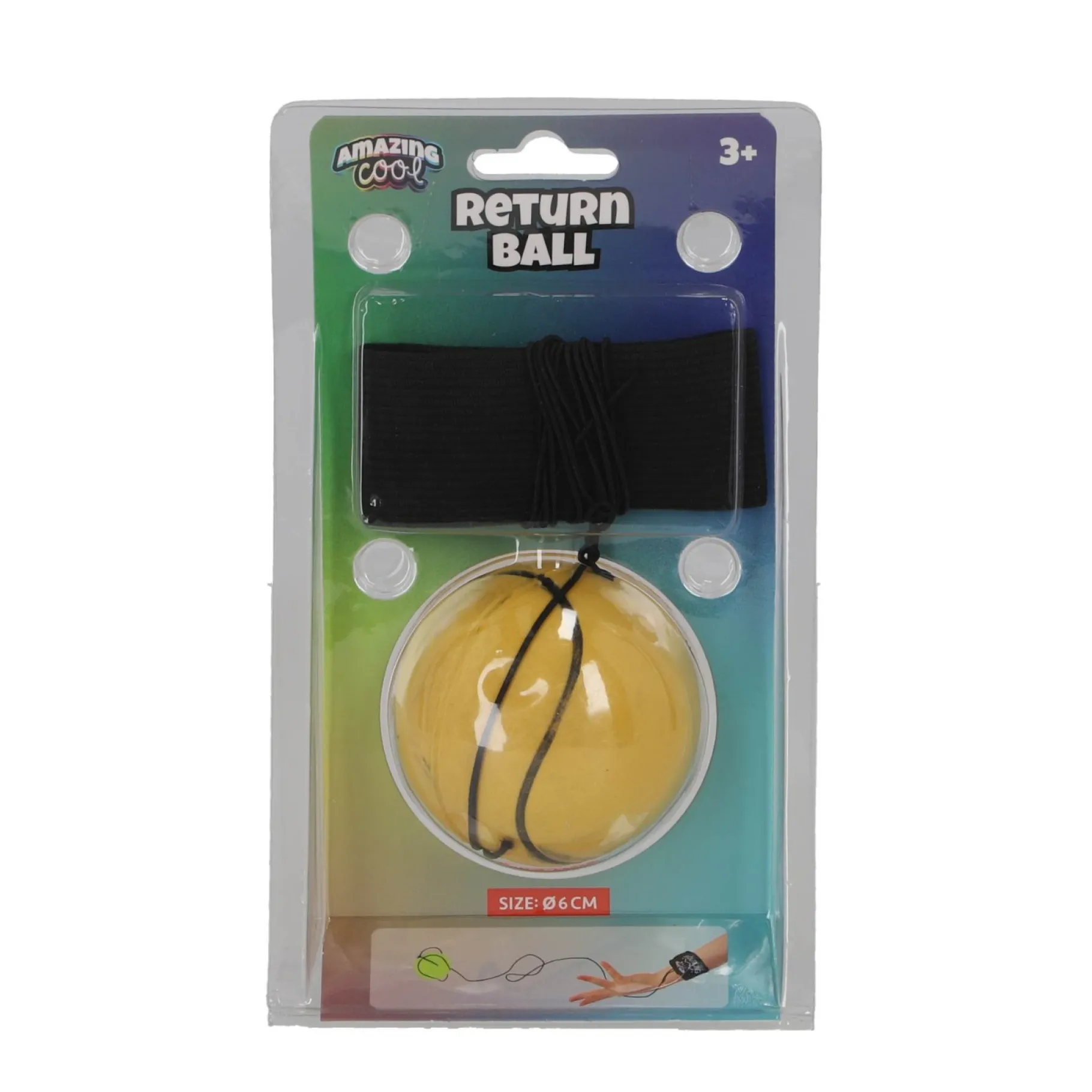 Speelballen>Alert Amazing Cool Bal Return 4 Assorti