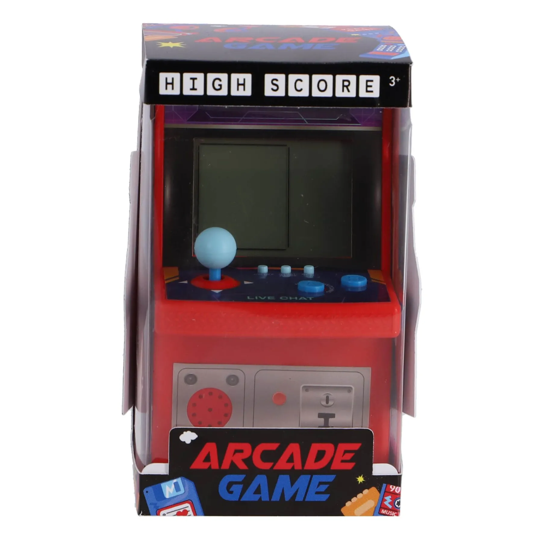 Lcd-Spellen> Amazing Cool Retro brickgame rood en blauw assorti