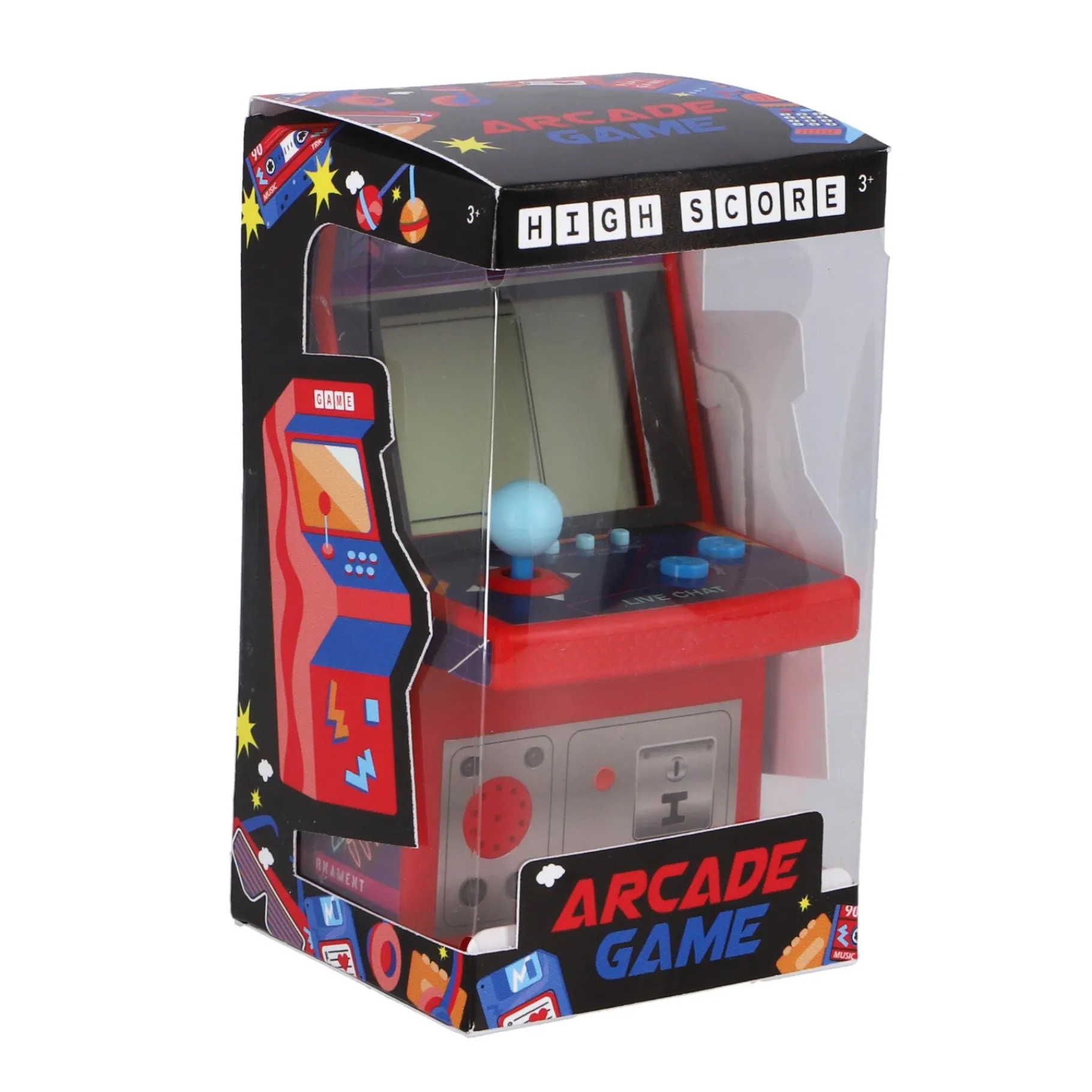 Lcd-Spellen> Amazing Cool Retro brickgame rood en blauw assorti