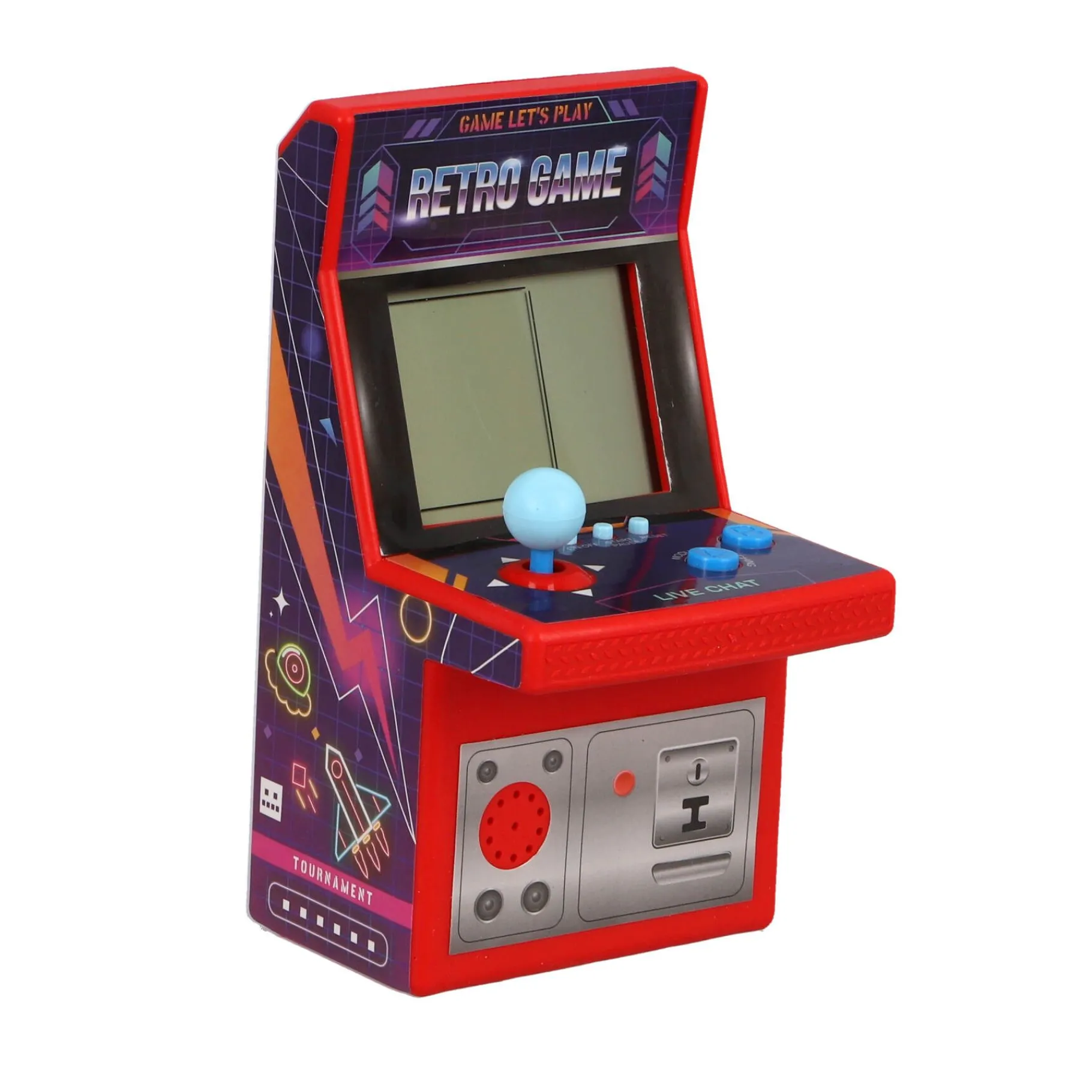 Lcd-Spellen> Amazing Cool Retro brickgame rood en blauw assorti
