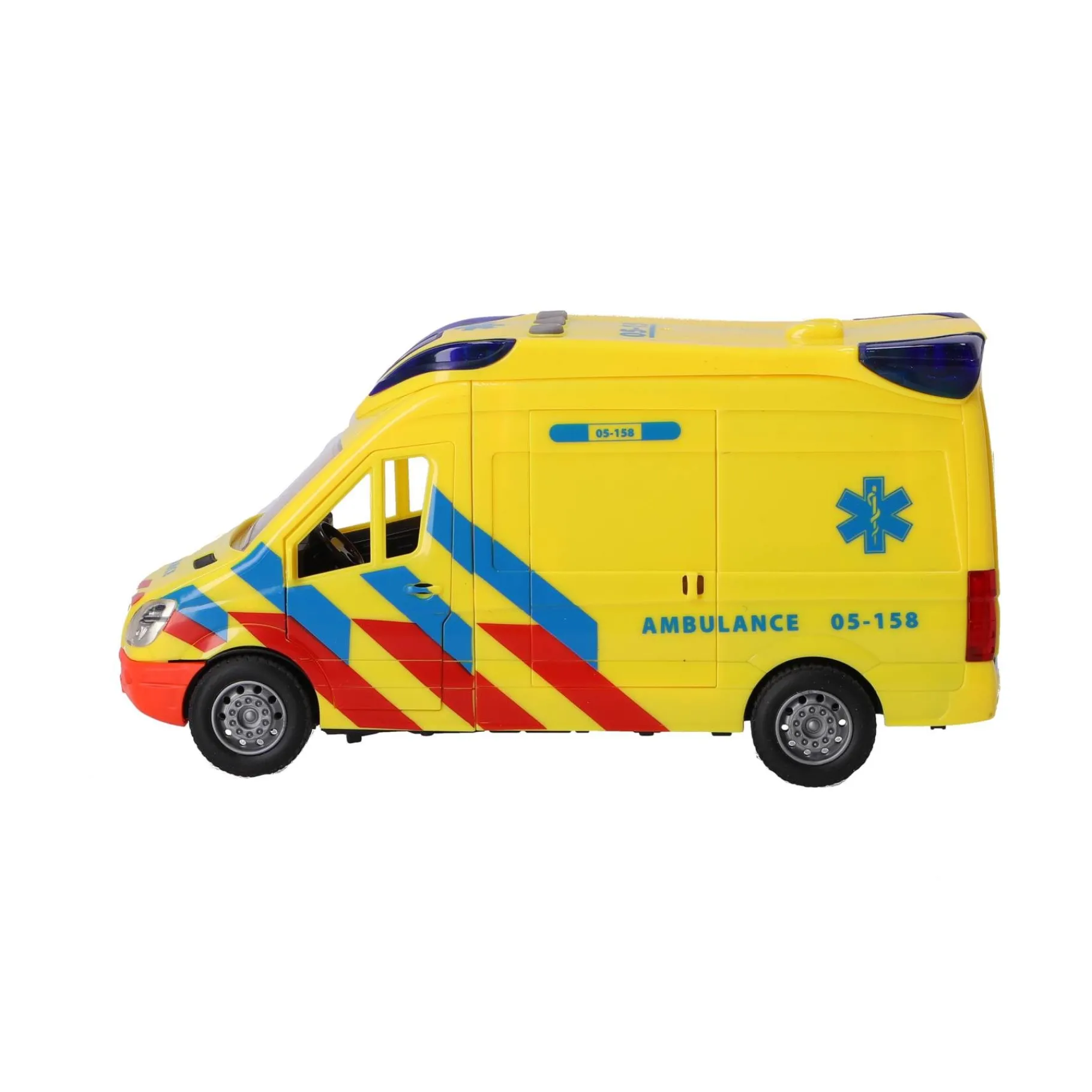 Jongens|Auto's>Rapid Wheels Ambulance Auto Met Licht En Geluid