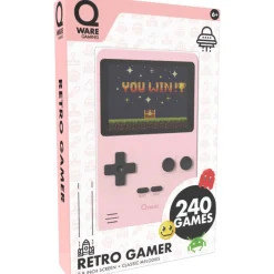 Lcd-Spellen>Qware Arcade 240 in 1 mini game retro roze