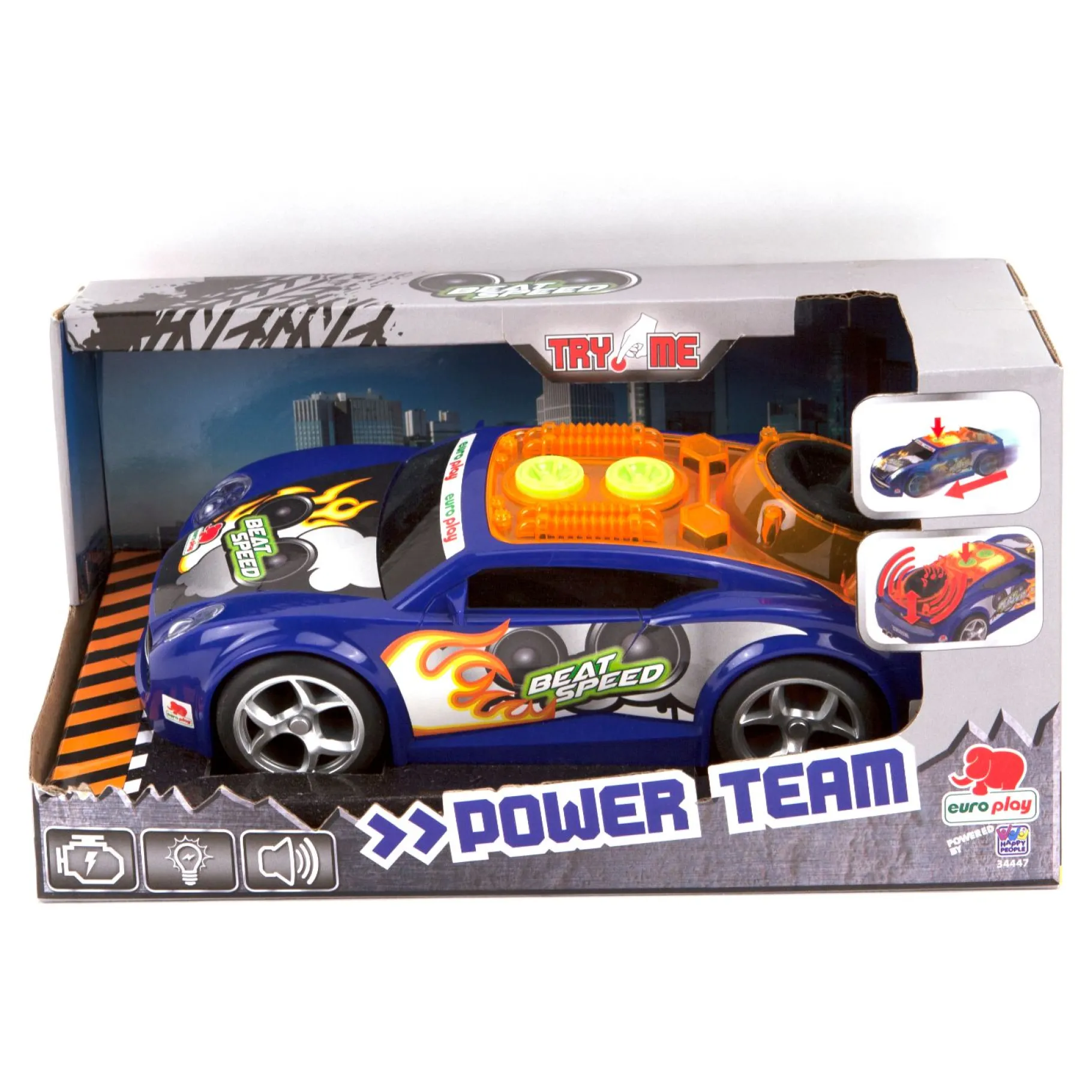 Auto's|Jongens> Auto Beatspeed Met Licht en Geluid Battery Operated