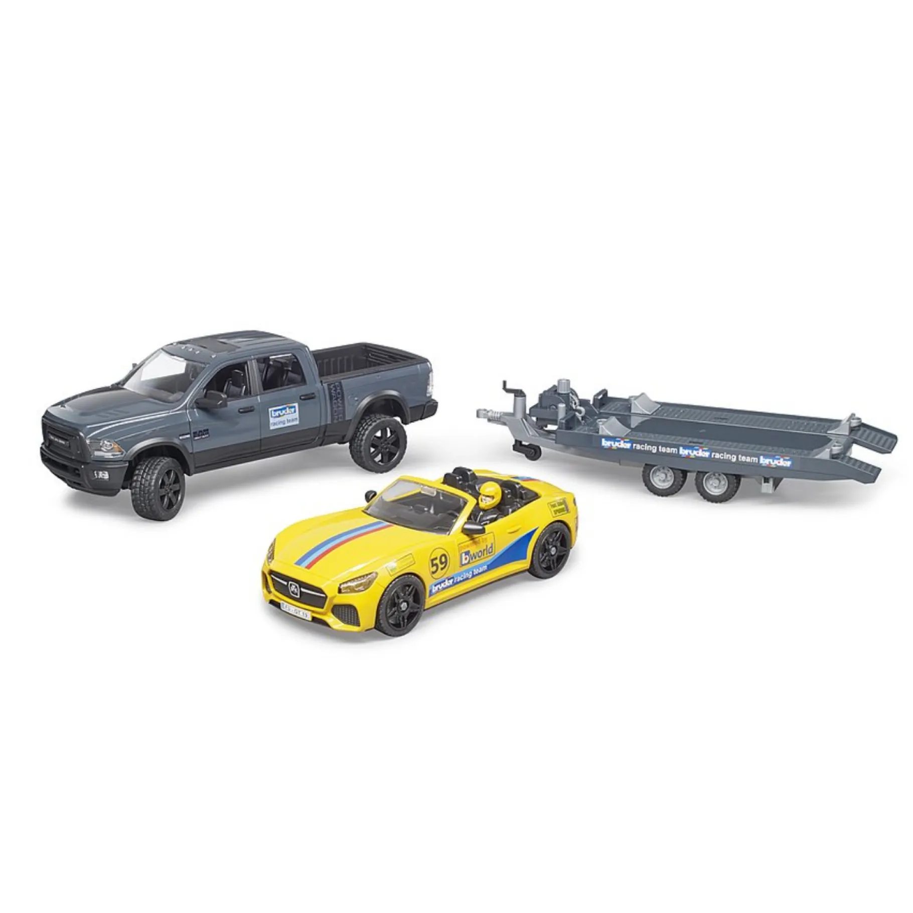 Voertuigen|Jongens>Bruder Auto Dodge RAM Racing Team