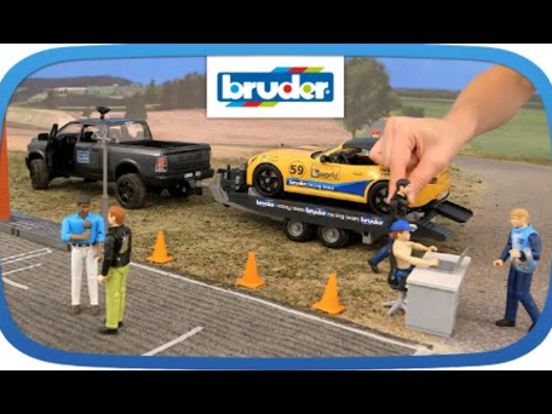 Voertuigen|Jongens>Bruder Auto Dodge RAM Racing Team