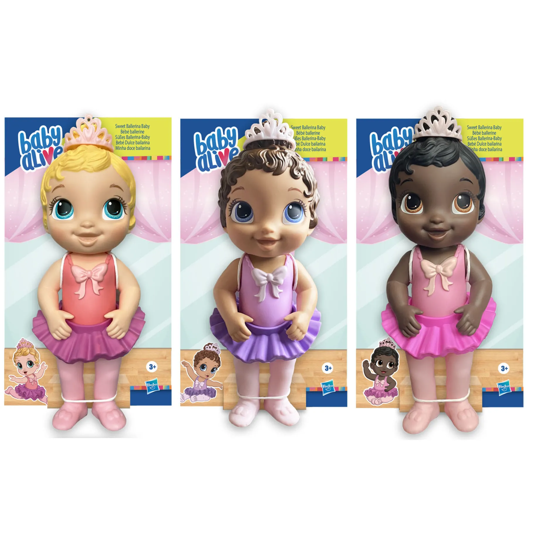 Meisjes|Tienerpoppen>Hasbro Baby Alive Sweet Ballerina Baby Assorti