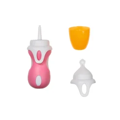 Poppen Accessoires>Zapf Baby Born Interactief Flesje en Lepel 43 cm