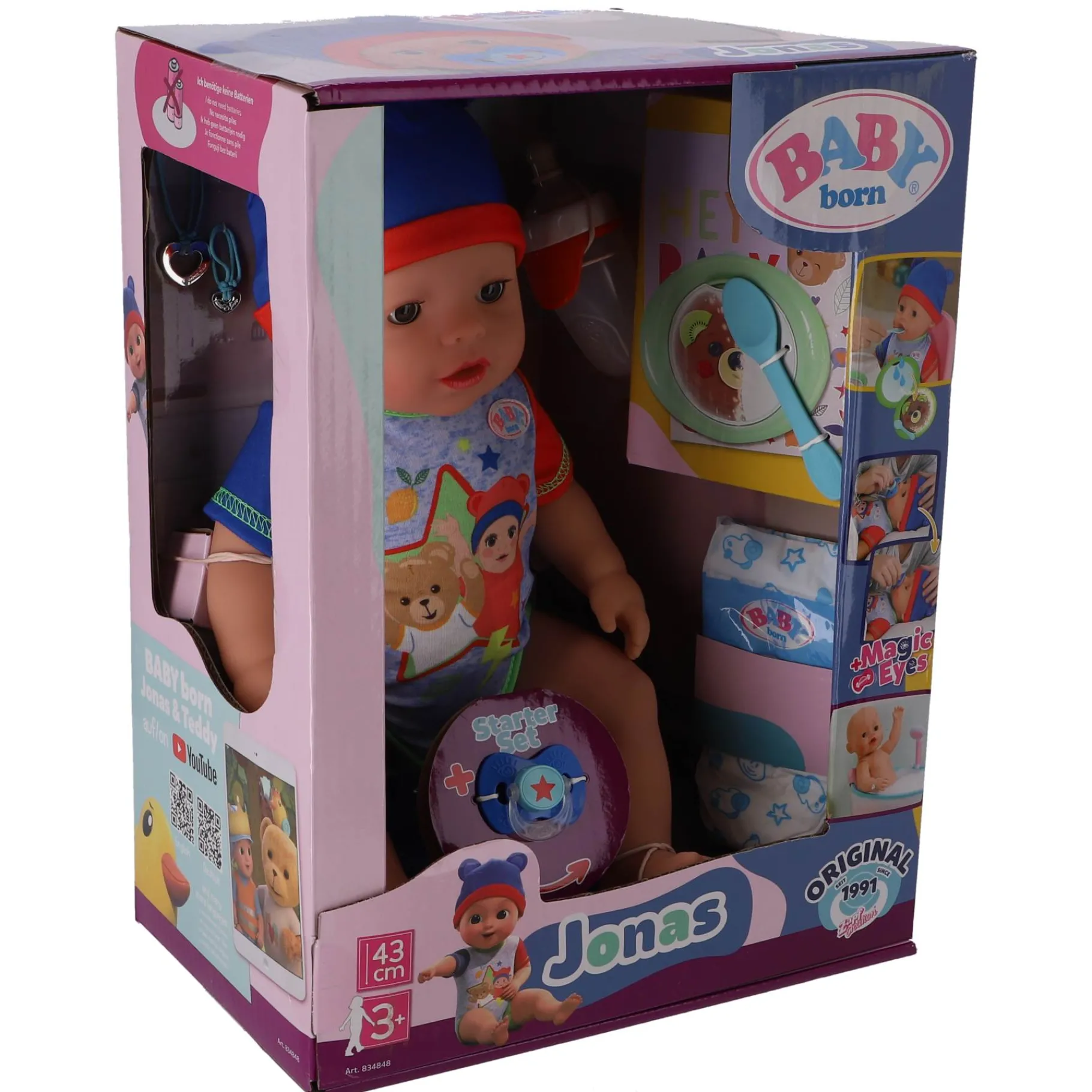 Poppen Zonder Functies> BABY born Jonas 43 cm (Boy)