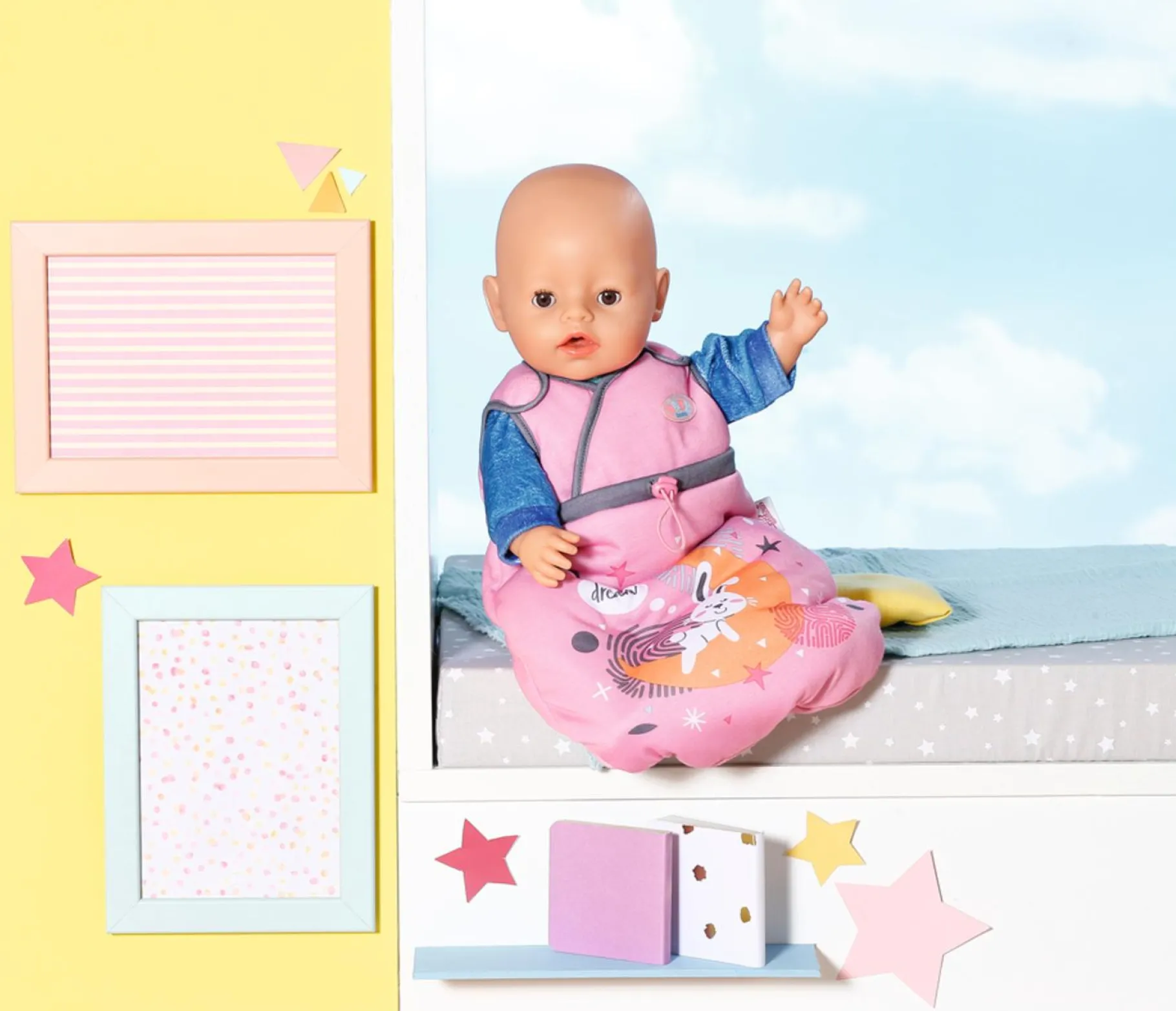 Poppen Accessoires>Zapf Baby Born Sleeping Bag 43cm