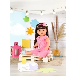 Poppenkleding></noscript> Baby born trendy flowerdress 43 cm