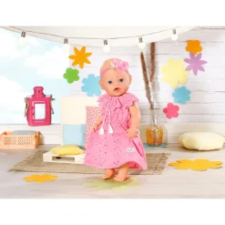 Poppenkleding></noscript> Baby born trendy flowerdress 43 cm