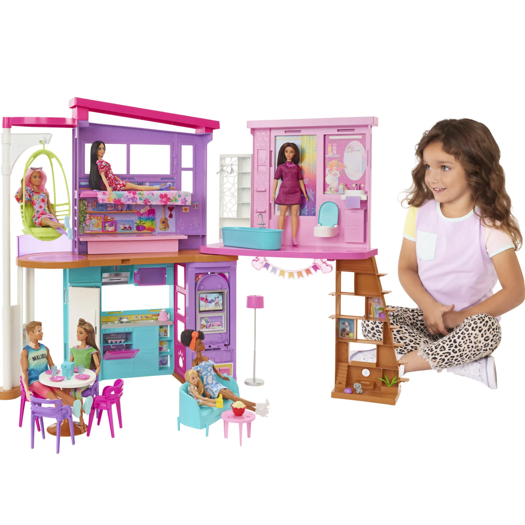 Meisjes|Speelsets> Barbie Ave MalibuVakantie Huis