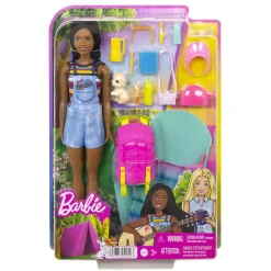 Tienerpoppen|Meisjes>Barbie Camping Doll Piece Count Brooklyn