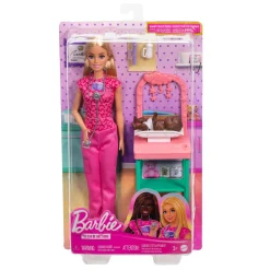Tienerpoppen|Meisjes> Barbie Career baby dokter speelset met pop