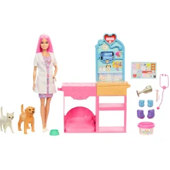 Meisjes></noscript> Barbie career pet vet playset