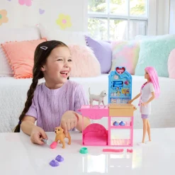 Meisjes></noscript> Barbie career pet vet playset