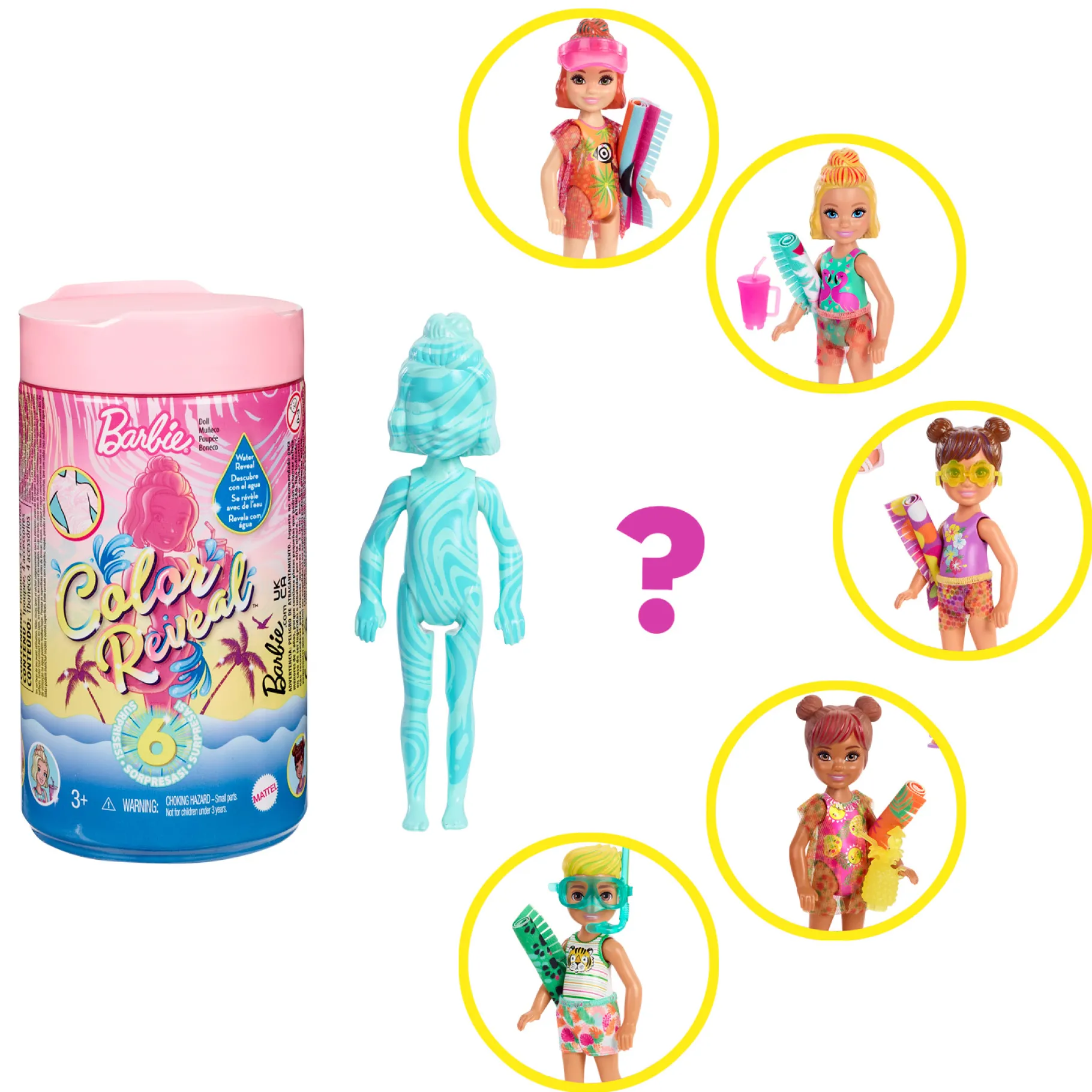 Surprise>Barbie Chelsea Color Reveal Wave 3