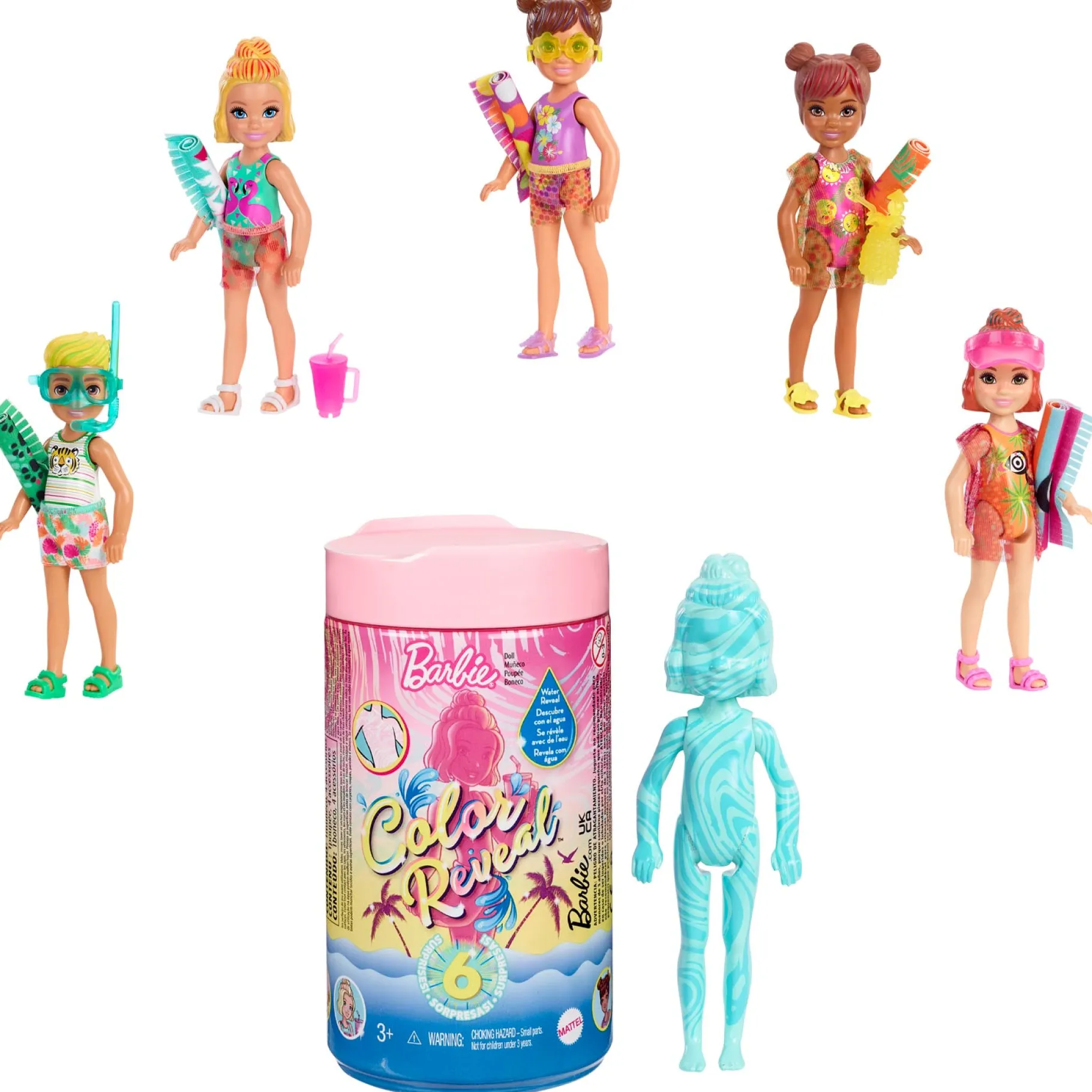 Surprise>Barbie Chelsea Color Reveal Wave 3