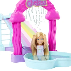 Meisjes></noscript> Barbie Chelsea Met Water Glijbaan