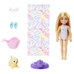 Meisjes></noscript> Barbie Chelsea Met Water Glijbaan
