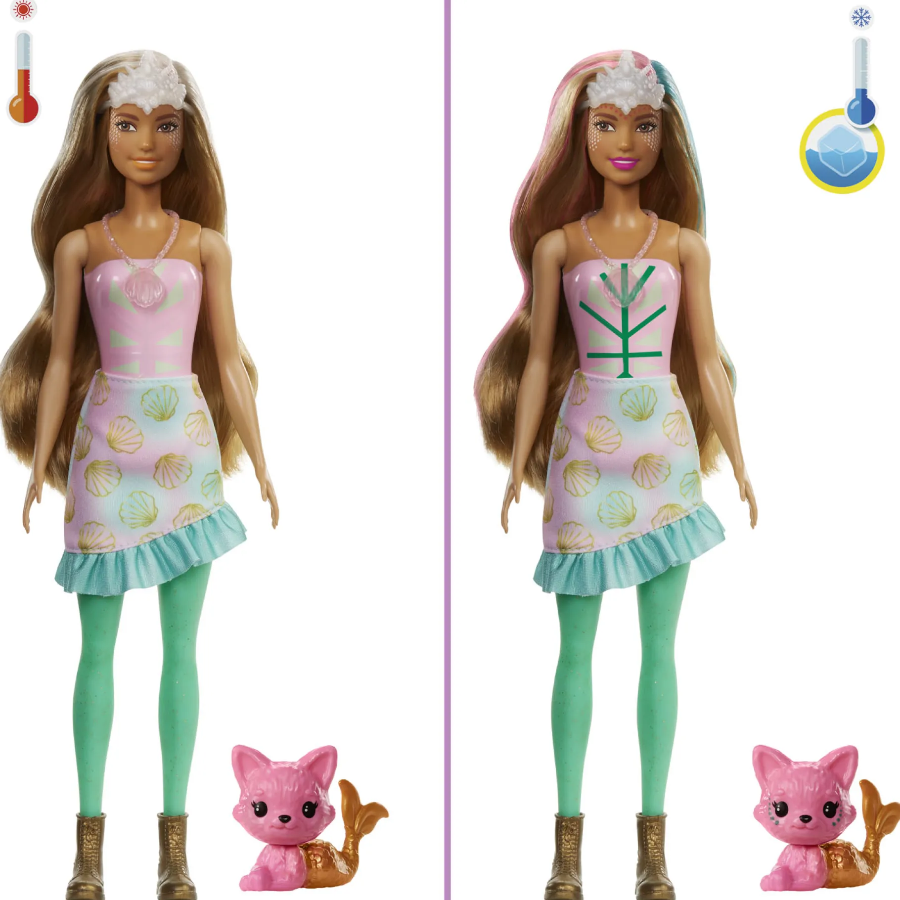 Tienerpoppen|Meisjes>Barbie Color Reveal Fantasy Fashion