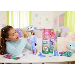 Tienerpoppen|Meisjes></noscript> Barbie Cutie Reveal Doll Blauw / Paars