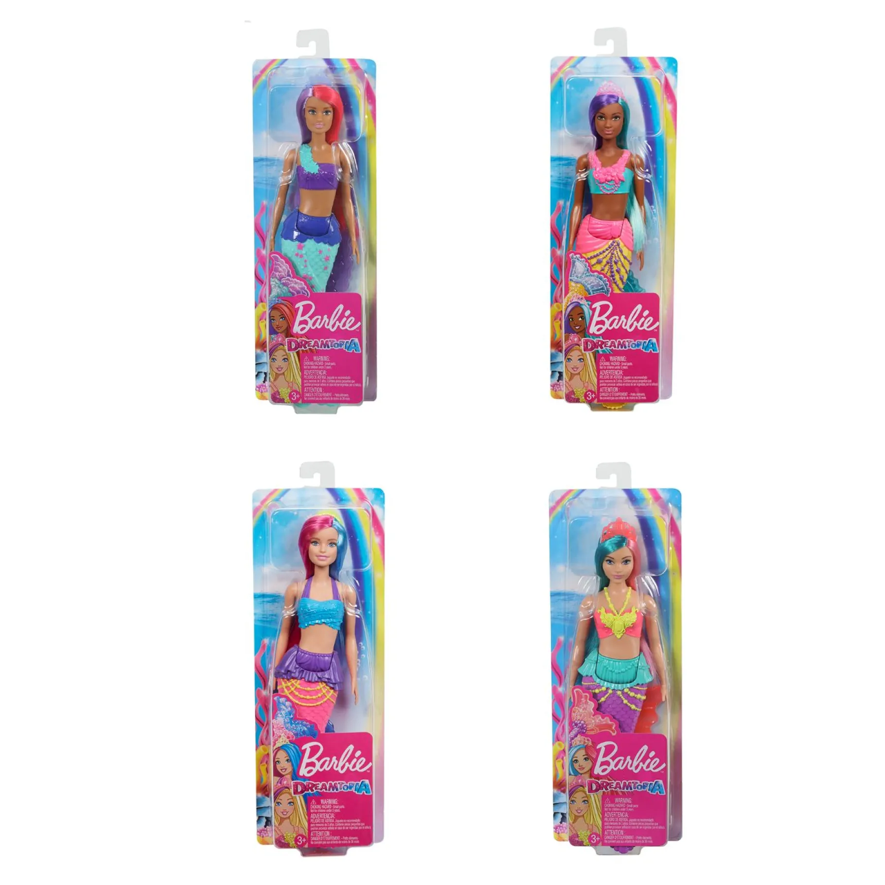 Meisjes|Tienerpoppen>Barbie Dreamtopia Zeemeermin Assorti