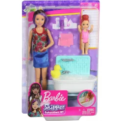 Tienerpoppen|Meisjes>Barbie Family Babysitters Speelset Assorti