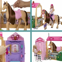 Meisjes|Speelsets></noscript> Barbie Family Horse Chase Ultieme Stal