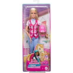 Meisjes|Tienerpoppen> Barbie Family Horse Chase paardrij pop assorti