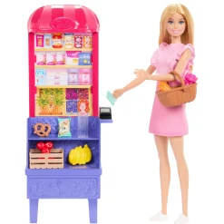 Meisjes|Tienerpoppen> Barbie Family pop Barbie recept voor vriendschap en marktspeelset
