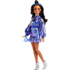 Tienerpoppen|Meisjes> Barbie fashion deluxe style blue sweater