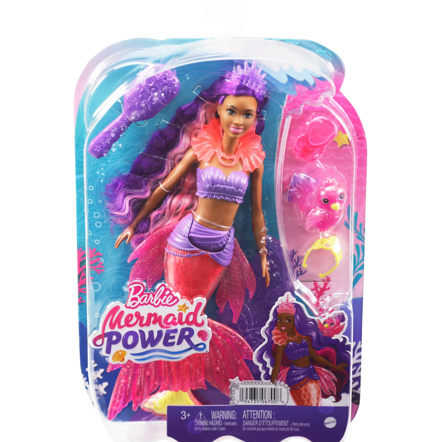 Tienerpoppen|Meisjes>Barbie Mermaid Power Pop Zeemeermin - Brooklyn