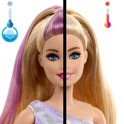 Tienerpoppen|Meisjes> Barbie Party unboxed 2/1 pop met lichtroze jurk