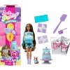 Meisjes|Tienerpoppen> Barbie Party unboxed 2/1 pop met blauwe jurk