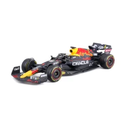 Auto's|Jongens>Bburago Red Bull RB18 #1 Max Verstappen 2022  Luxe Bewaarcase met Helm Schaal 1:43