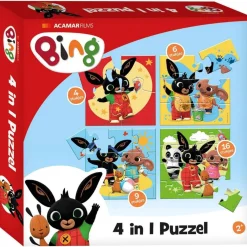 Legpuzzels> Bing Puzzel 4 In 1 - Kinder Puzzel