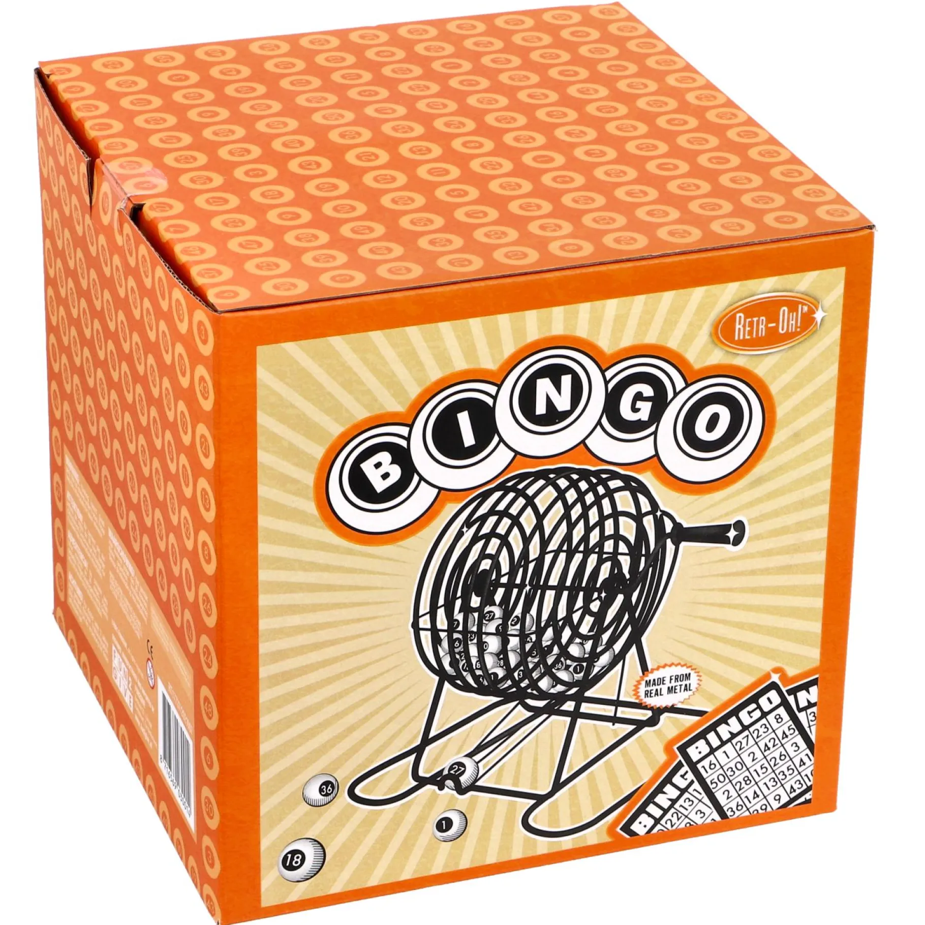 Familiespellen> Bingomolen Metaal Retro 20 Cm